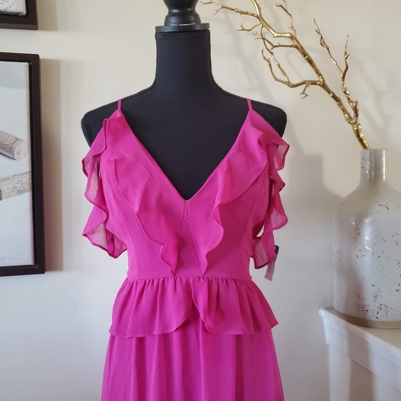 🔥BCBGeneration Fushia Pink Maxi Dress - Picture 5 of 14